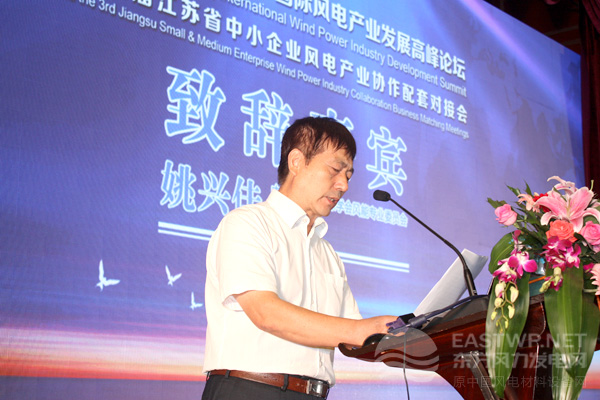 中國可再生能源學(xué)會(huì)風(fēng)能專業(yè)委員會(huì)理事長(zhǎng)姚興佳先生