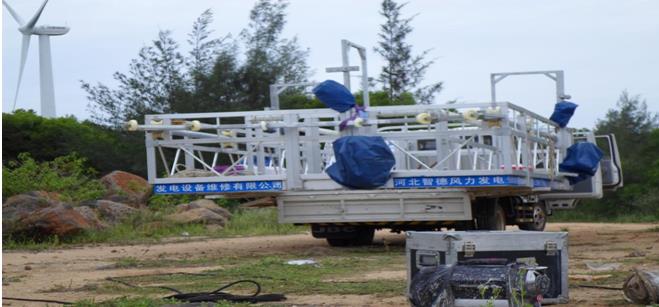 此圖為我公司回型平臺(tái)，用于修葉片，可租賃。
