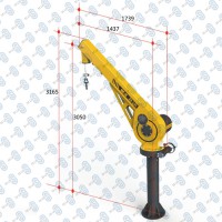 中際聯(lián)合3slift風(fēng)電海上平臺吊機(jī) 可旋轉(zhuǎn)電動(dòng)吊機(jī)圖片1