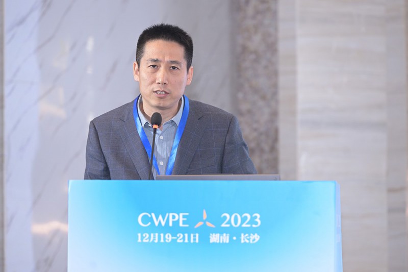 中國電力科學(xué)研究院新能源研究中心科室主任王瑞明發(fā)表《構(gòu)網(wǎng)型風(fēng)電機(jī)組并網(wǎng)技術(shù)探討》演講