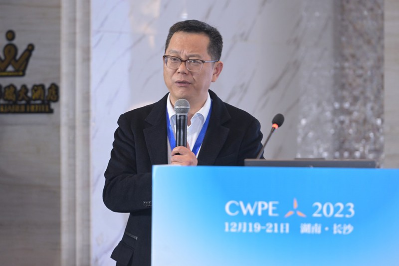 四川偉力得能源股份有限公司副董事長陳繼軍發(fā)表《雙碳背景下全釩液流電池在電力系統(tǒng)中的運(yùn)用》演講